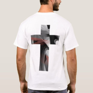 T-shirt tendance Abstraite Black White Powdery