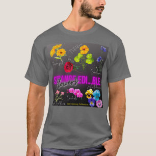 T-shirt Tendance actuelle Étrange collection de fleurs com