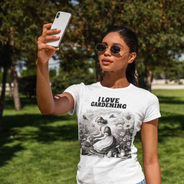 T-shirt Tendance aux fleurs (Créateur téléchargé)
