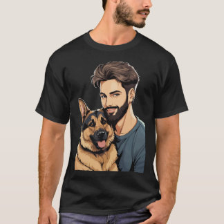 T-shirt tendance berger allemand Lover
