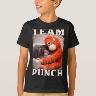 T-shirt Tendance de l'équipe de punch du mème de bébé sing