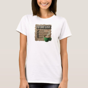 T-shirt tendance Edgy Orange CAFÉ JOUE AVEC LE CHA