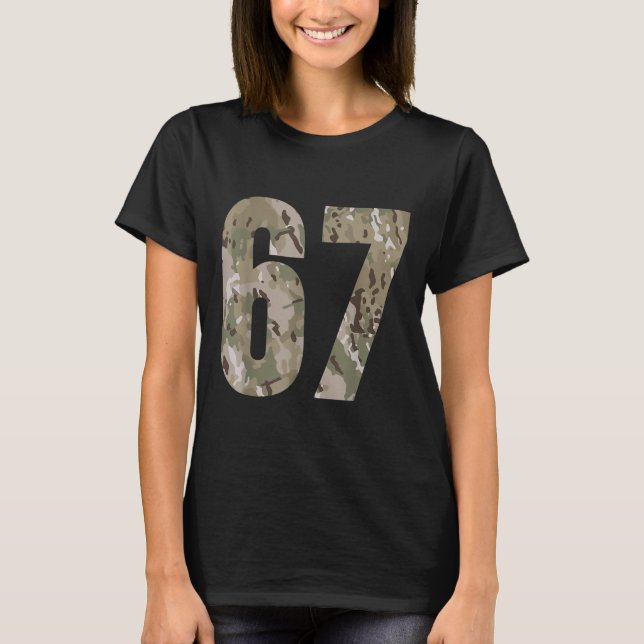 T-shirt Tendance Gen Alpha Six Sept 6 7 Meme Cam Multi Ca (Devant)