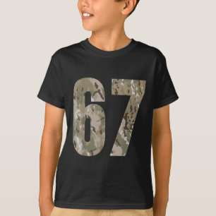 T-shirt Tendance Gen Alpha Six Seven 6 7 Meme Cam Multi Ca