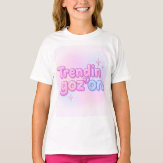 T-shirt Tendance Goz On Y2K Esthétique Dégradé Pastel 