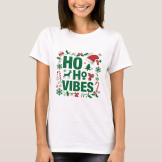 T-shirt Tendance Ho Ho Ho Holiday Party Tee