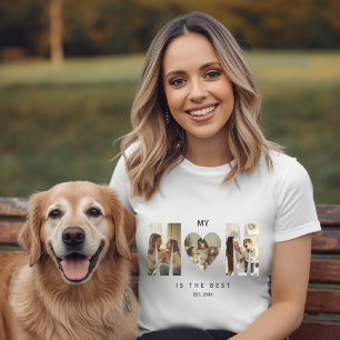 T-shirt tendance personnalisé avec photo MAMAN en 