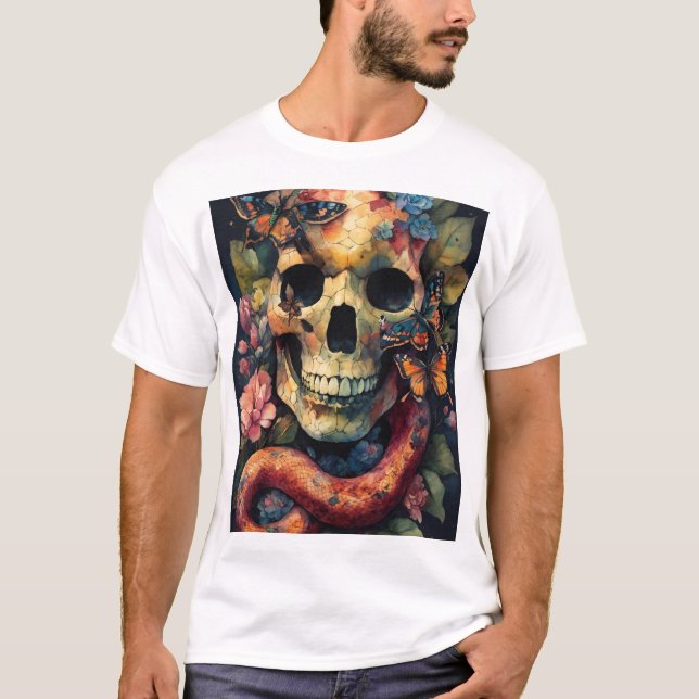 T-shirt tendance pour hommes (Devant)