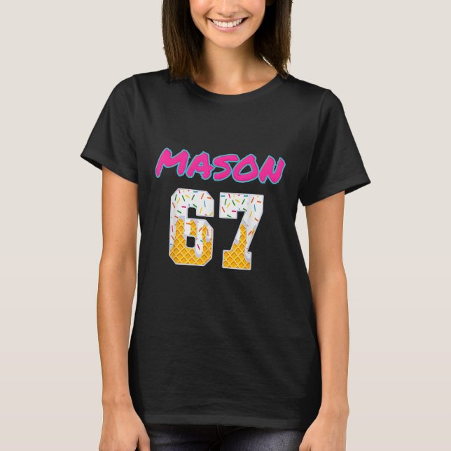 T-shirt Tendance virale de l'argot mème de baseball 67  (Devant)