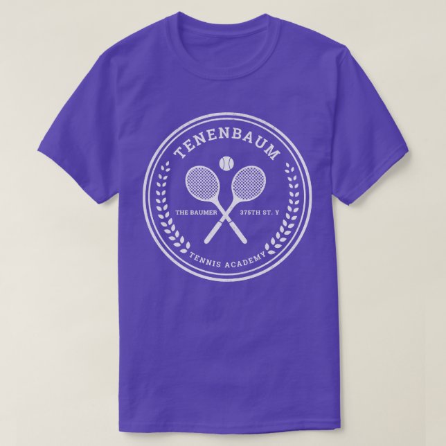 T-shirt Tenenbaum Tennis Academy moderne vintage (Design devant)