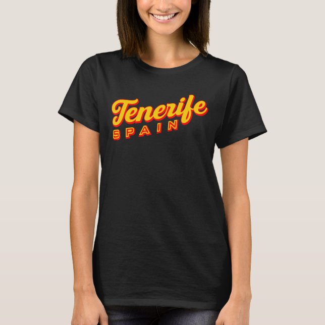 T-shirt Tenerife Espagne (Devant)