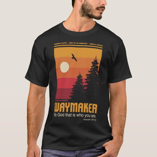 T-shirt Teneur de promesses Waymaker Miracle Worker (Devant)