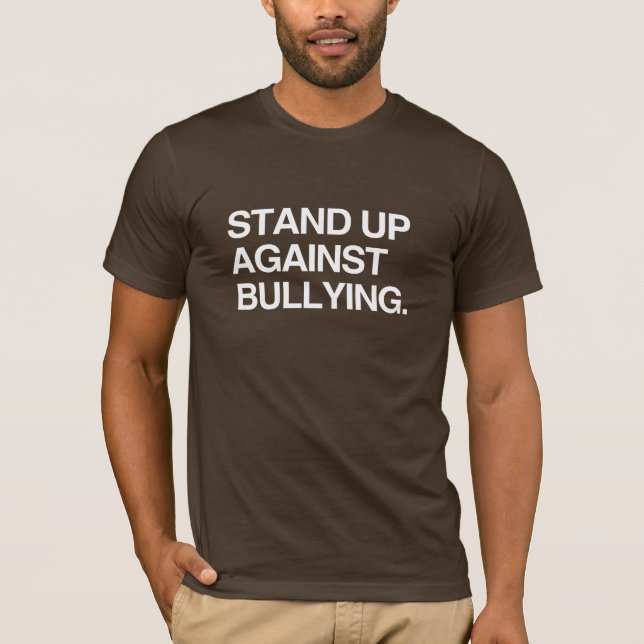 T-SHIRT TENEZ BON CONTRE LE HARCÈLEMENT (Devant)