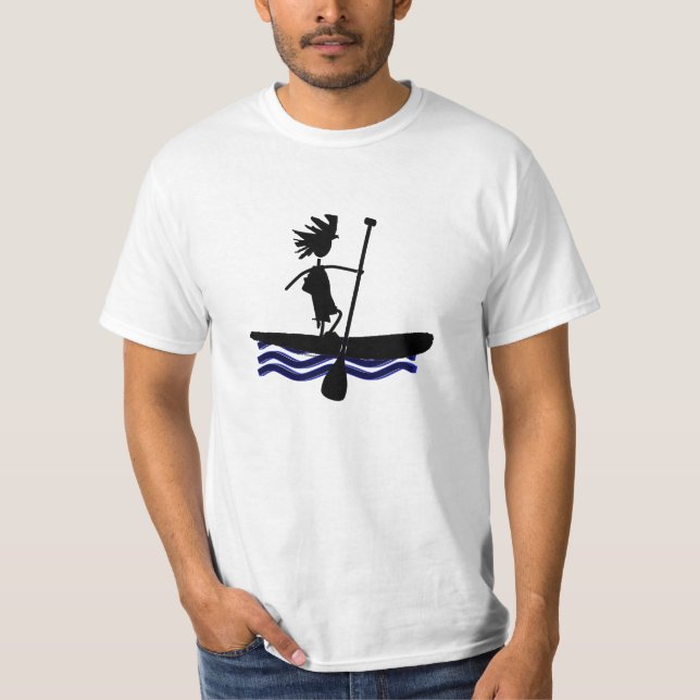T-shirt Tenez la conception de silhouette de palette (Devant)