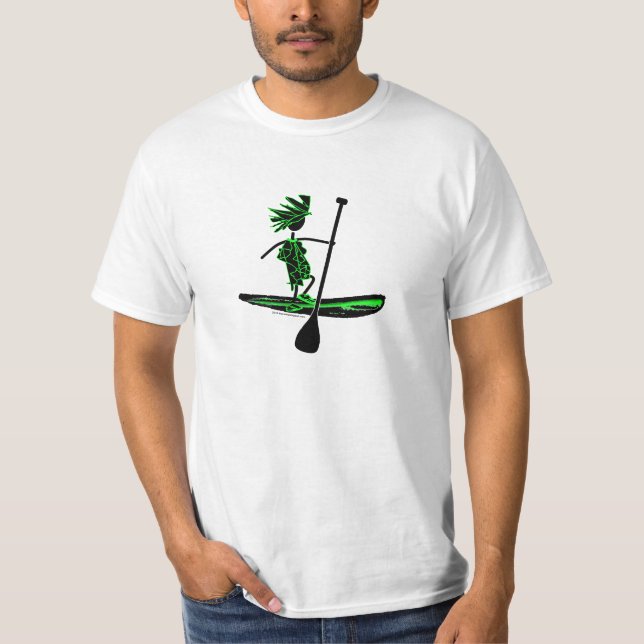 T-shirt Tenez la conception de silhouette de palette (Devant)
