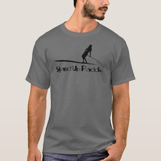 T-shirt Tenez la PETITE GORGÉE de froid de Paddleboarding (Devant)