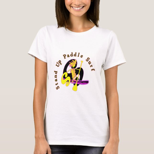 T-shirt Tenez le surf de palette (Devant)