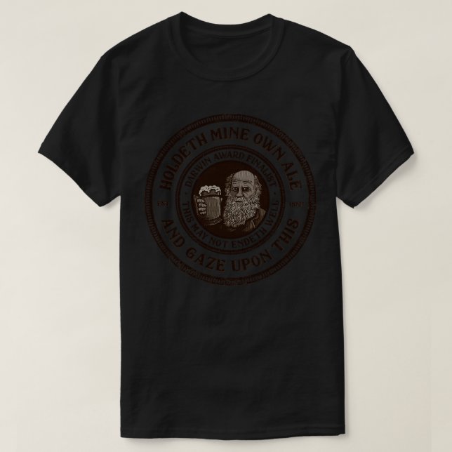T-shirt Tenez ma bière (Design devant)