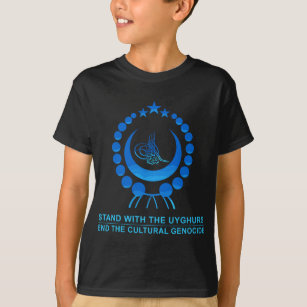 T-shirt Tenez-Vous Avec Les Ouïghours Ouïghours À La Fin D