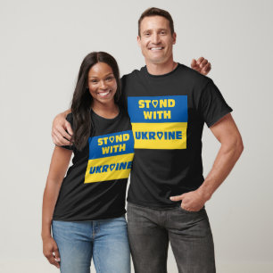 T-shirt Tenez-vous avec l'Ukraine