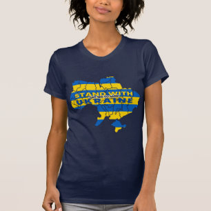 T-shirt Tenez-vous avec l'Ukraine