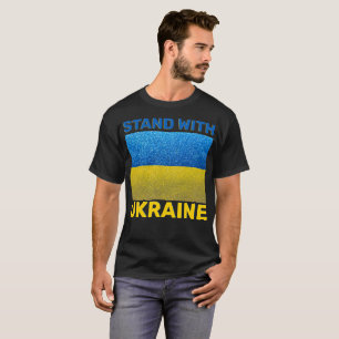 T-shirt Tenez-vous avec l'Ukraine World Peace Parties scin