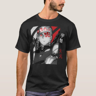 T-shirt Tengen Uzui Demon Slayer Kimetsu No Yaiba BlackRed