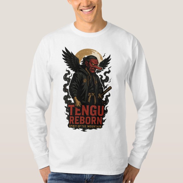 T-shirt 【TENGU REBORN – Dark Tengu Long Sleeve】 (Devant)