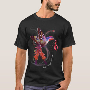 T-shirt Tenir en Bourgogne Ribbon Cerveau Aneurysme Sensib