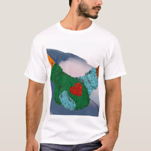 T-shirt Tenir les mains imprimé d'art de couple, cadeaux d