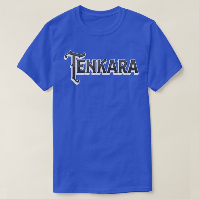 T-shirt Tenkara Shirt Japonais Fly Fishing Technique Fishe (Design devant)