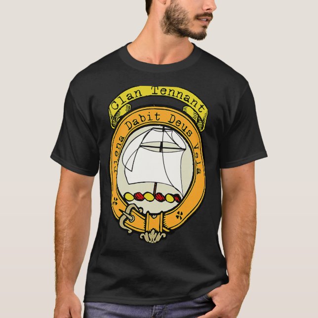 T-shirt Tennant Clan Scottish Crest (Devant)