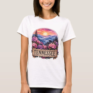 T-shirt Tennessee Americana Floral Patriotique Conception