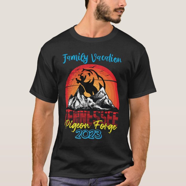 T-shirt Tennessee Family Vacation 2023 Pigeon Forge (Devant)