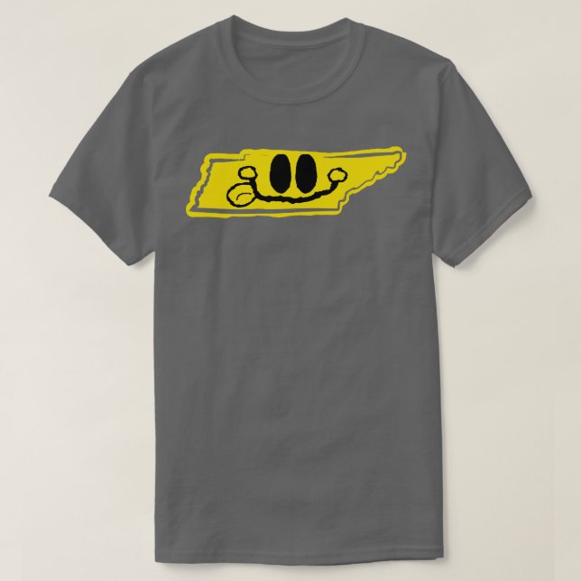 T-shirt Tennessee Happy Face avec la langue sort (Design devant)