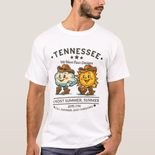 T-shirt Tennessee : nous avons quatre saisons