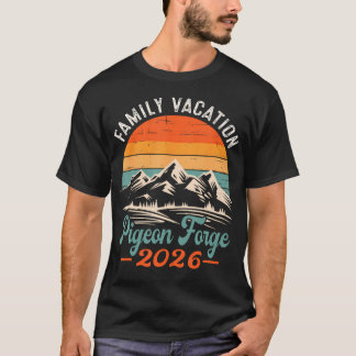 T-shirt Tennessee Smoky Mountains 2026 Vacances en Famille