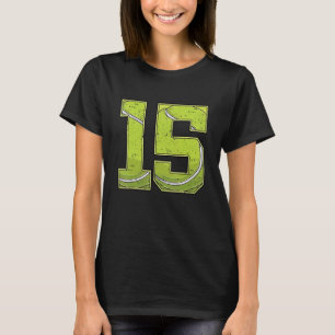 T-shirt Tennis 15e anniversaire garçon fille Quinze 15 ans