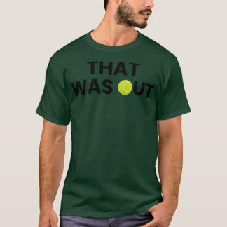 T-shirt tennis amusant