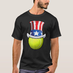 T-shirt Tennis Ball 4 juillet Oncle Sam Enfants garçons Am