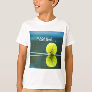 T-shirt Tennis-ball je frappais ce cadeau drôle
