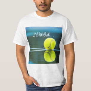T-shirt Tennis-ball je frappais ce cadeau drôle