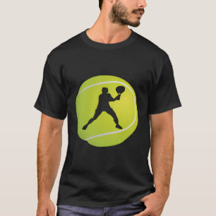 T-shirt Tennis Ball Joueur de tennis Racket Sport Tennis R