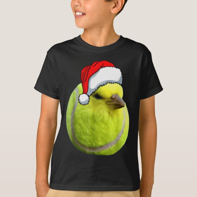 T-shirt Tennis Bird Ball Meme Christmas Pajamas Funny Meme (Devant)