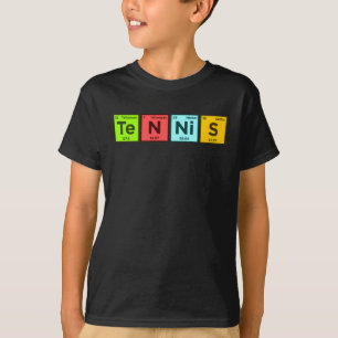 T-shirt Tennis Chimie Lover Sports Joueur Entraîneur Grap