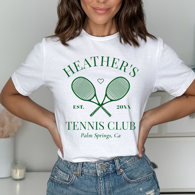 T-shirt Tennis Club Enterrement de Vie de Célibataire Dern (Créateur téléchargé)