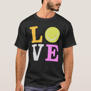 T-shirt Tennis d'amour - Version colorée 2