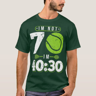 T-shirt Tennis de 70 ans 70e anniversaire Cadeau