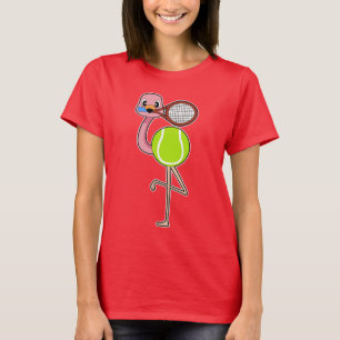 T-shirt Tennis de Flamant rose