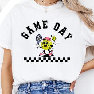 T-shirt Tennis de Jour de Match - Sport Athlétique Vintage